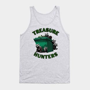 Raccoons Raiding a Dumpster. Tank Top